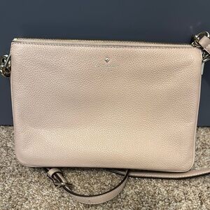 Kate Spade Cream Leather Crossbody Bag